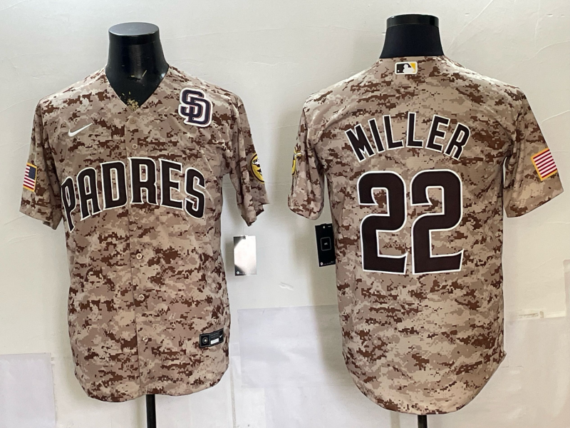 Men San Diego Padres #22 Miller camo Nike 2026 MLB Jersey 0984